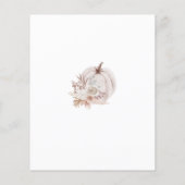 バジェットリトルカンプキンガールベビーシャワー招待状 チラシ (裏面)