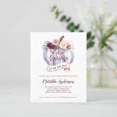 バジェットリトルカンプキン秋ベビーシャワー招待 (スタンド正面)