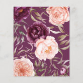 バジェットリトルカンプキン秋ベビーシャワー招待 (裏面)