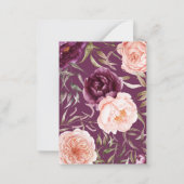 バジェットリトルカンプキン秋ベビーシャワー招待 ノートカード (裏面)