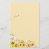 バジェットリトルハニービーベイビーシャワー招待状 (裏面)