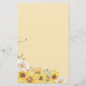 バジェットリトルハニービーベイビーシャワー招待状 (裏面)