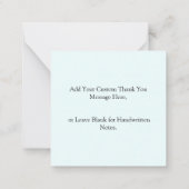 バジェットリトルパンダ赤ちゃんシャワーありがとう ノートカード (裏面)