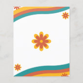 バジェットリトルレイオブサンシャインベビーシャワー招待状 (裏面)