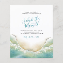 バジェットリハーサルディナービーチ招待状 チラシ