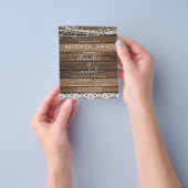 バジェットリハーサルディナーファームハ素朴ウス チラシ (手)