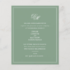 バジェットリハーサルディナー招待状