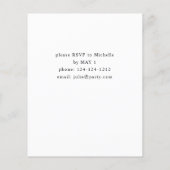 バジェットリリーオブザバレーフローラベビーシャワー チラシ (裏面)