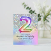 バジェットレインボーグリッターフォイルガール2nd誕生日 (スタンド正面)