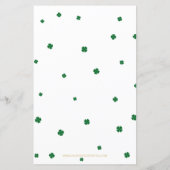 バジェットレインボーセントパトリックボーイ誕生日招待状 (裏面)