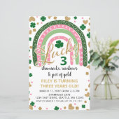 バジェットレインボーセントパトリック誕生日招待状 (スタンド正面)