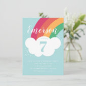 バジェットレインボーバースデーパーティー 招待状 (スタンド正面)