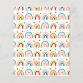 バジェットレインボーマジカルバースデーパーティーへの招待 (裏面)