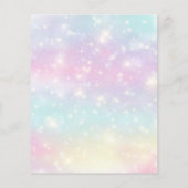 バジェットレインボーユニコーンガールズバースデーパーティー (裏面)