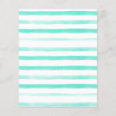 バジェットレッズフラミングルブライダルシャワー招待 (裏面)