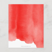 バジェットレッドクリスマスカー引っ越しましたホリデーカード (裏面)