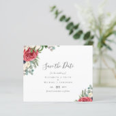 バジェットレッドネイビーフローラユーカリ結婚グリーナリー (スタンド正面)