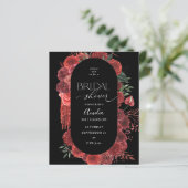 バジェットレッドフローラブラックブライダルシャワー (スタンド正面)