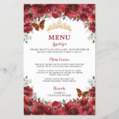 バジェットレッドフローラ金ゴールドスウィート16キンセアニラメニュー チラシ (正面)