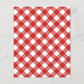 バジェットレッドプレイドI do BBQ婚約パーティ (裏面)