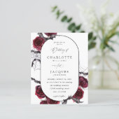 バジェットレッドローズハロウィン結婚こうもりズ – ホワイト (スタンド正面)