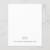 バジェットレッドローズハロウィン結婚こうもりズ – ホワイト (裏面)