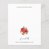 バジェットレッドローズ&ピンクフローラ結婚2 (裏面)