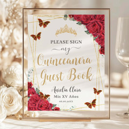 バジェットレッドローゼスキンセアニェラ誕生日ゲストブック