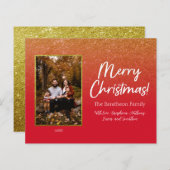 バジェットレッド金ゴールドグラムパーソナライズされたフォトファミリー (正面/裏面)