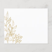 バジェットレッド金ゴールドフォトハッピーホリデーズカード (裏面)