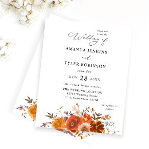 バジェットレッド&オレンジ秋結婚フローラズ2