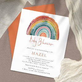 バジェットレトロボホレインボーボヘミアンベビーシャワー