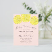 バジェットレモンシトラスブライダルシャワー招待 (スタンド正面)