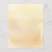 バジェットレモンシトラスブライダルシャワー招待 チラシ (裏面)