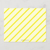 バジェットレモンライムシトラスブライダルシャワー招待 (裏面)