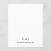 バジェットレモン結婚フローラ チラシ (裏面)