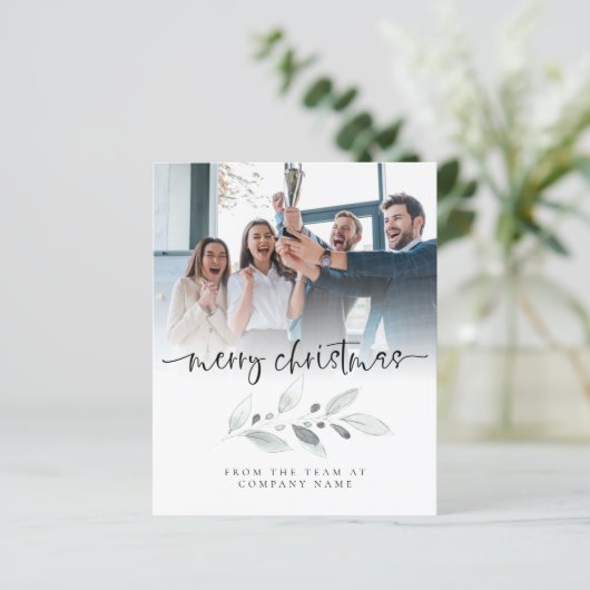 バジェットロゴ写真会社の葉メリークリスマス (スタンド正面)