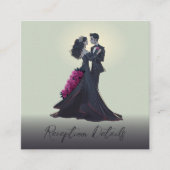 バジェットロマンチックなゴシック愛好家披露宴詳細 エンクロージャーカード (正面)