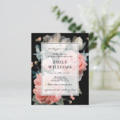 バジェットロマンチックフローラブライダルシャワー招待 (スタンド正面)