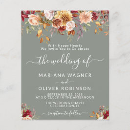 バジェットロマンチック秋フローラセージグリーン結婚ズ