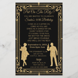バジェットローリング20フラッパー女の子ギャングの招待