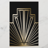 バジェットローリング20フラッパー女の子ギャング招待状 (裏面)