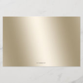 バジェットローリング20フラッパー女の子ギャング招待状 (裏面)