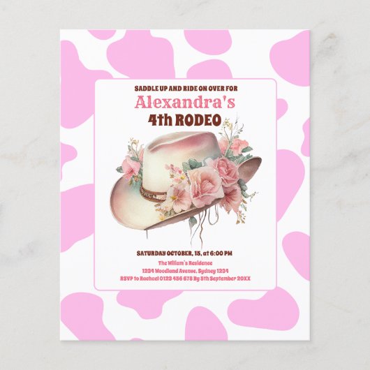 バジェットワイルドウエスト女性のカーボーイ誕生日パーティー (正面)