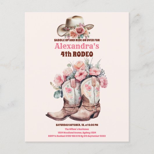 バジェットワイルドウエスト女性のカーボーイ誕生日パーティー (正面)