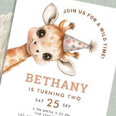 バジェットワイルドタイムキュートキリン2nd誕生日パーティー