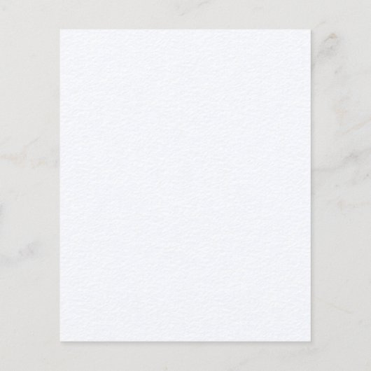 バジェットワイルドフラワーズメドウブライダルシャワー招待 (裏面)