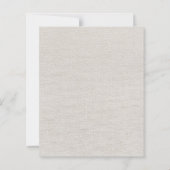 バジェットワイルドフラワーティーパーティーブライダルシャワー招待状 (裏面)