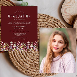 バジェットワイルドフラワーフォトバーガンディグラードパーティー