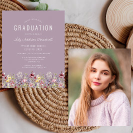 バジェットワイルドフラワーフォトメイヴグラードパーティー招待状